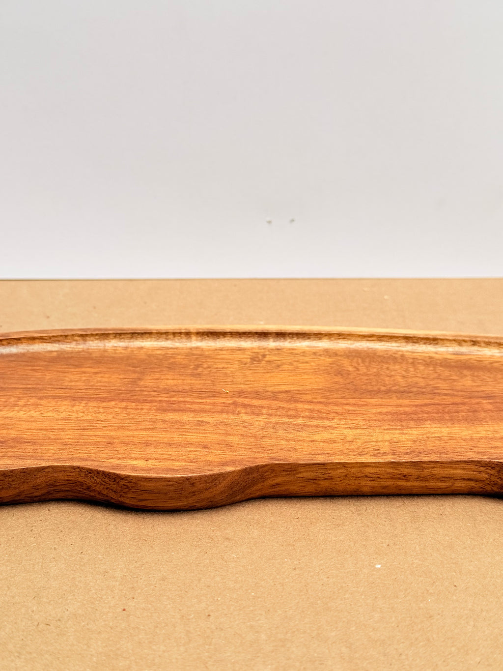 Base madera teca plana