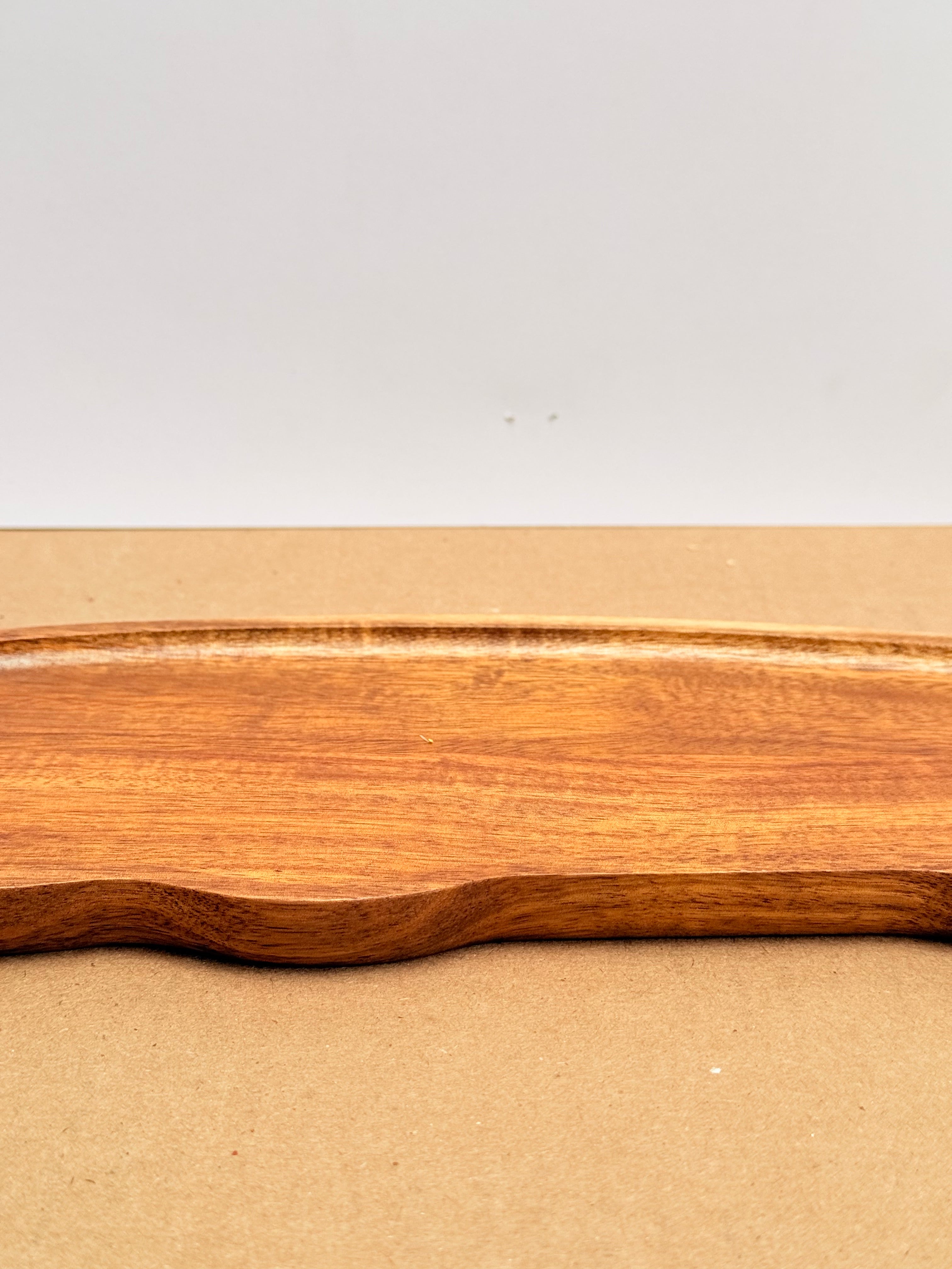 Base madera teca plana