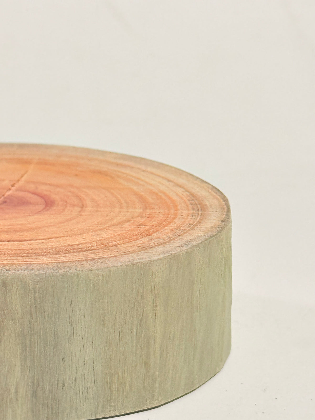 Rodaja de madera pequeña