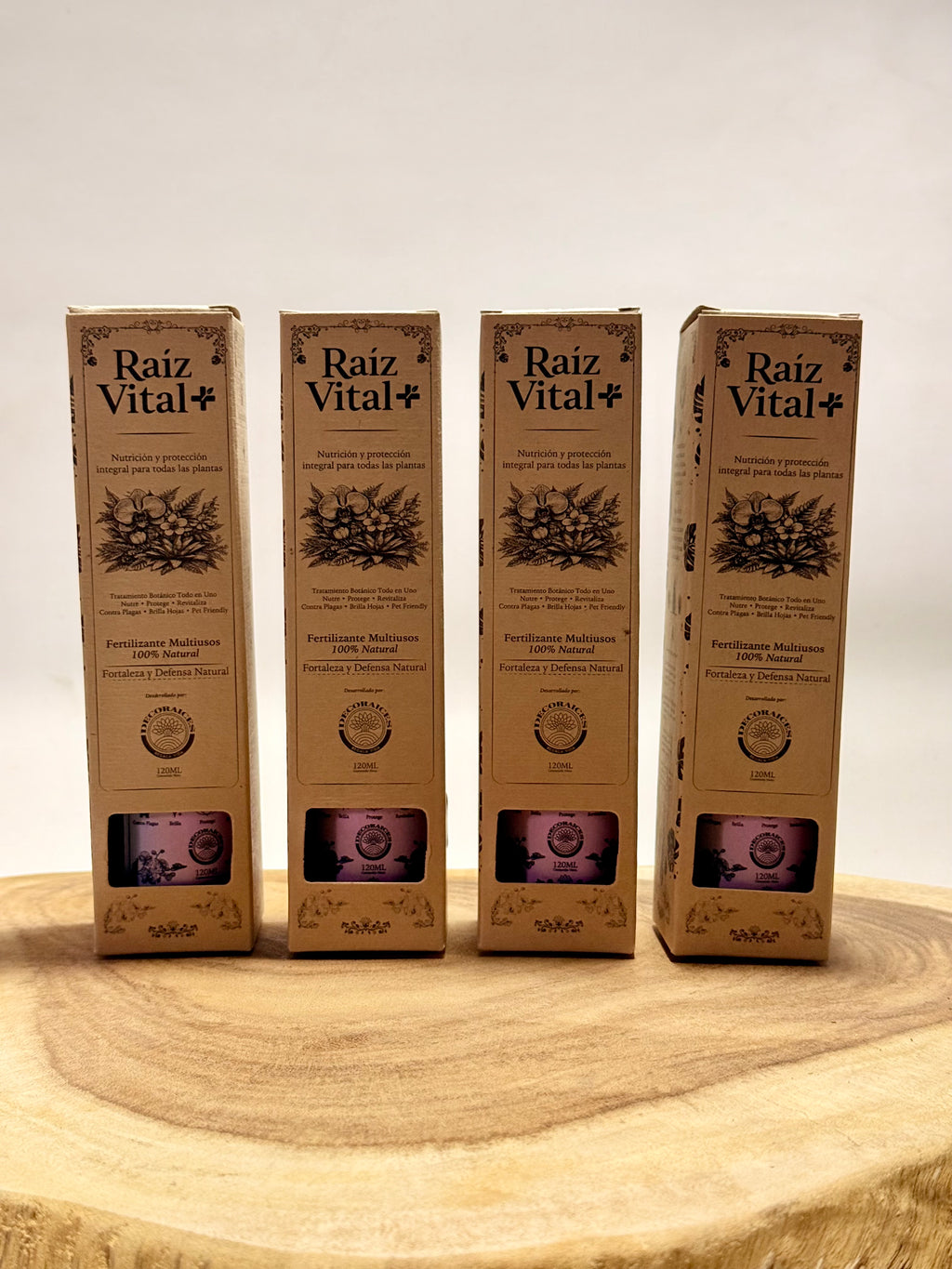Raíz Vital - kit Fertilizantes 4x120ml