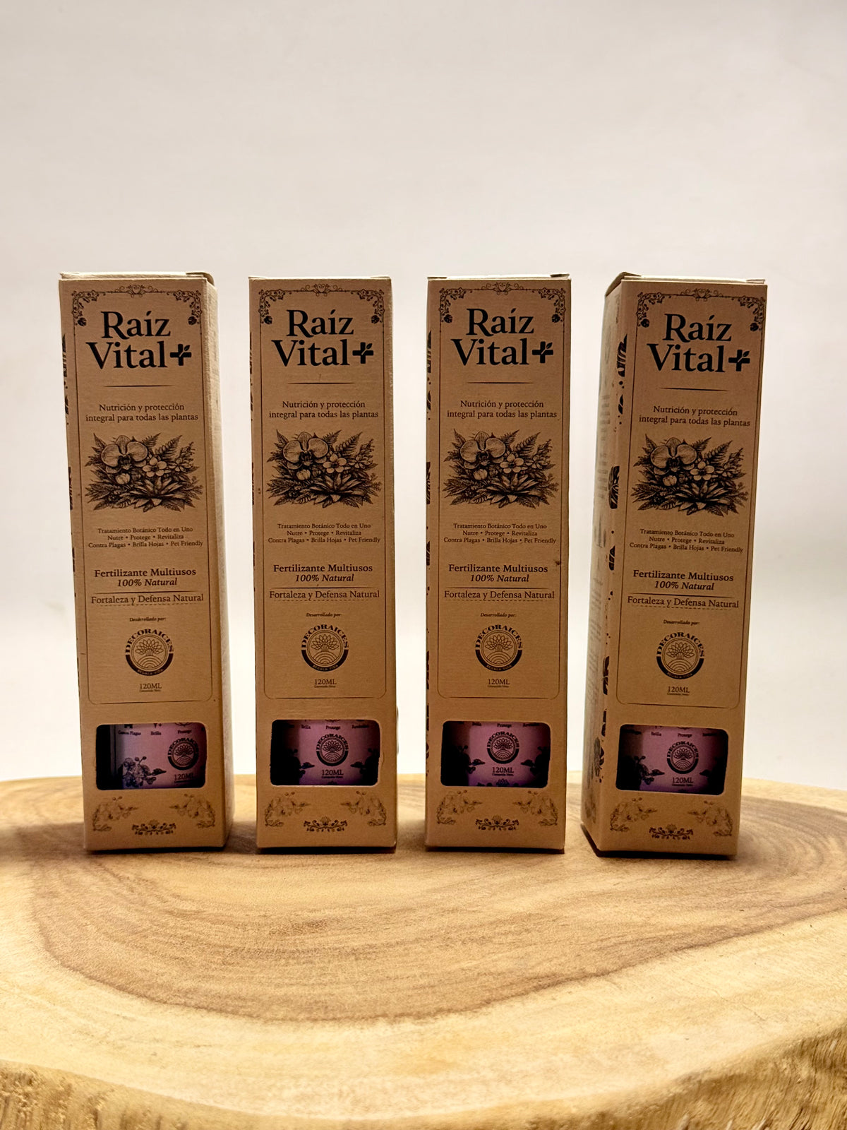 Raíz Vital - kit Fertilizantes 4x120ml