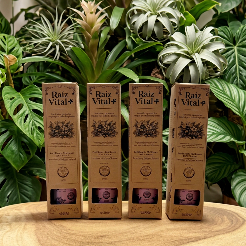 Raíz Vital - kit Fertilizantes 4x120ml