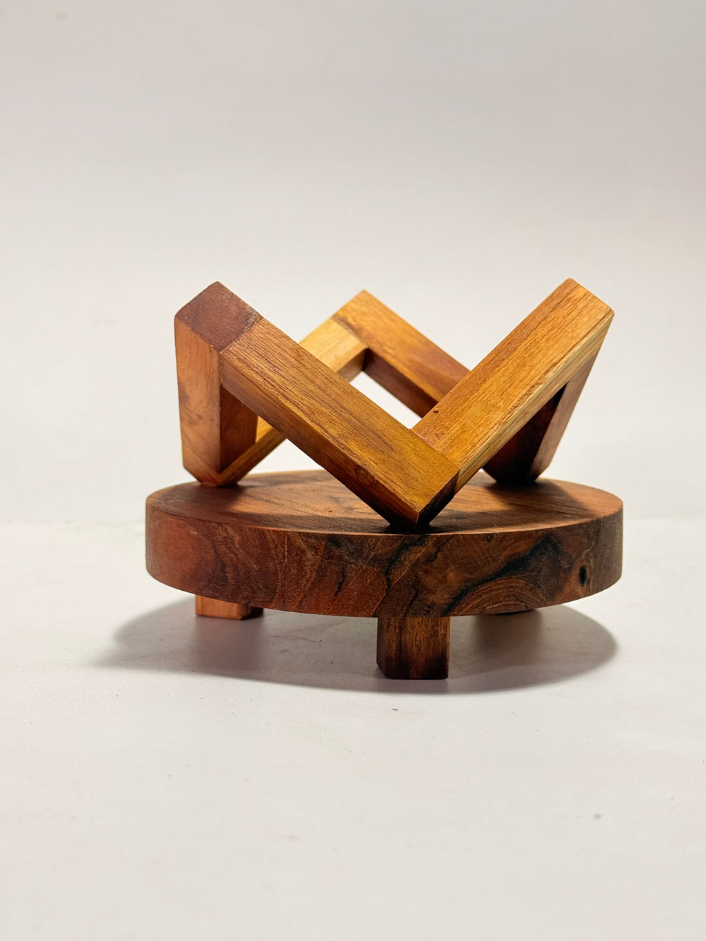 Teak wood stand