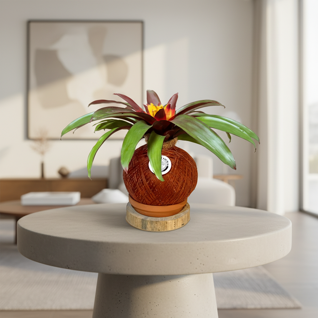 Kokedama Bromelia Guzm. Mia