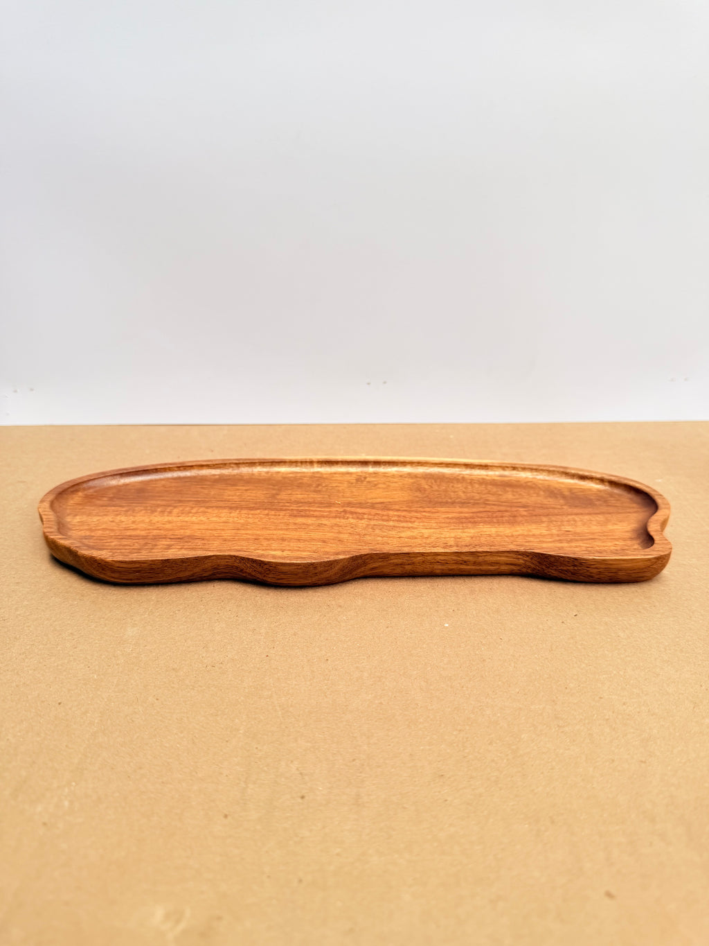 Base madera teca plana