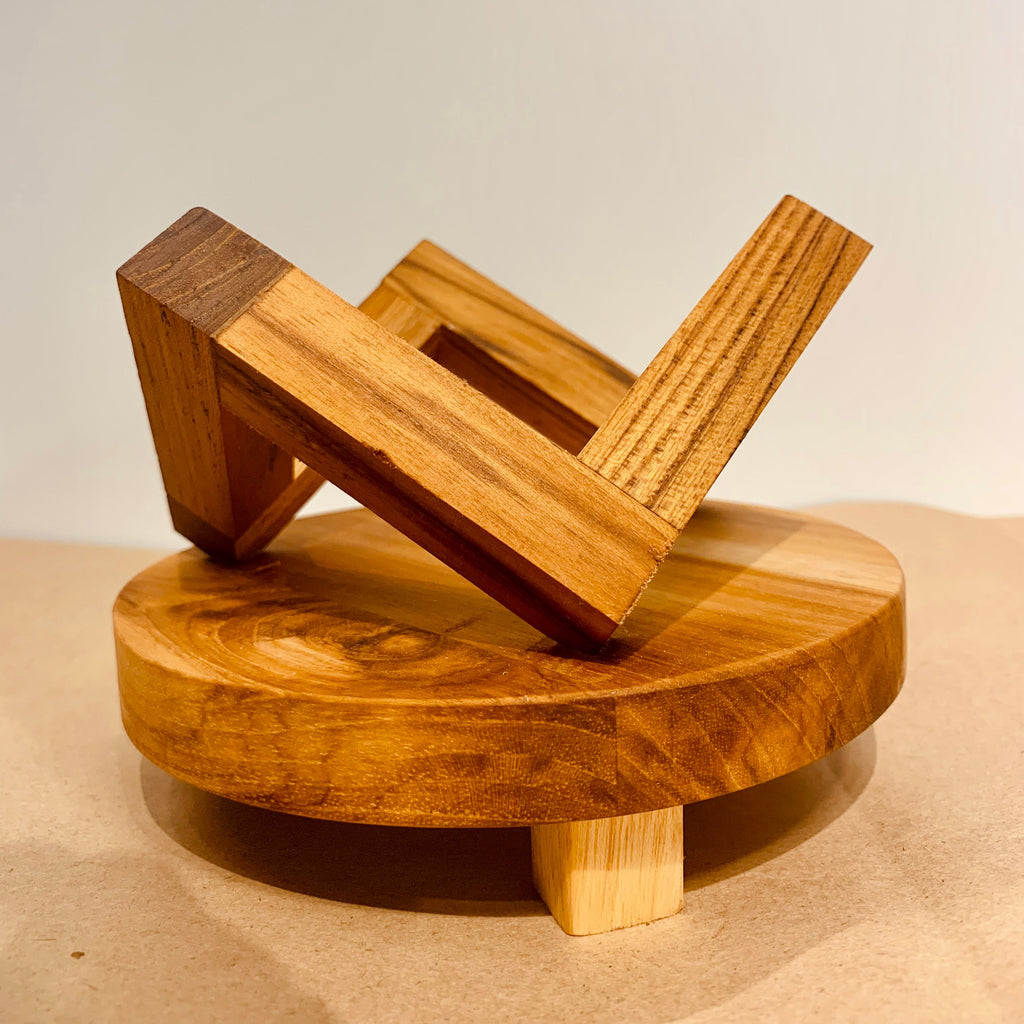 Teak wood stand