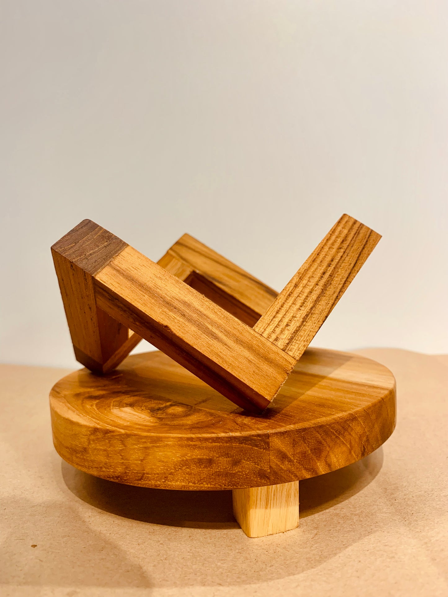 Soporte madera teca