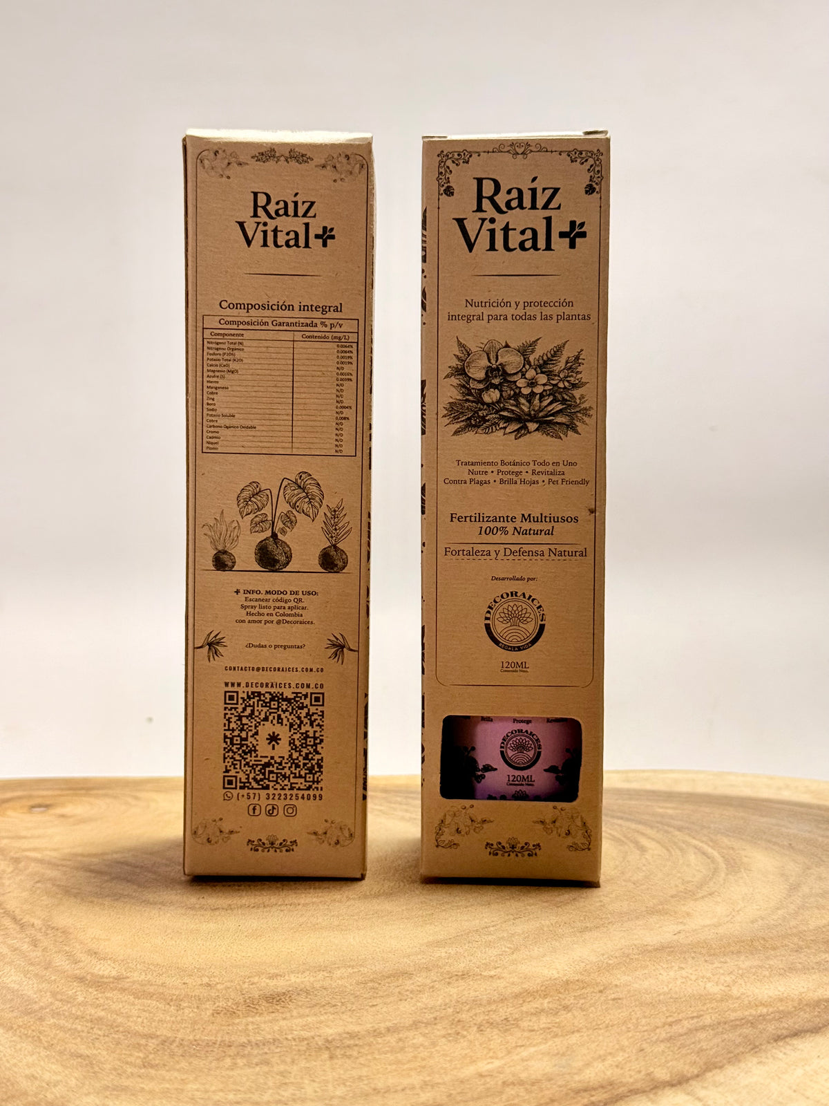 Raíz Vital - kit Fertilizantes 2x120ml