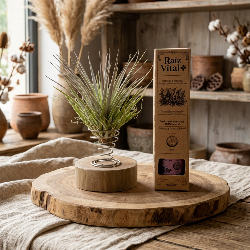 Kit Till. Plagiotropica purple + madera + espiral + fertilizante