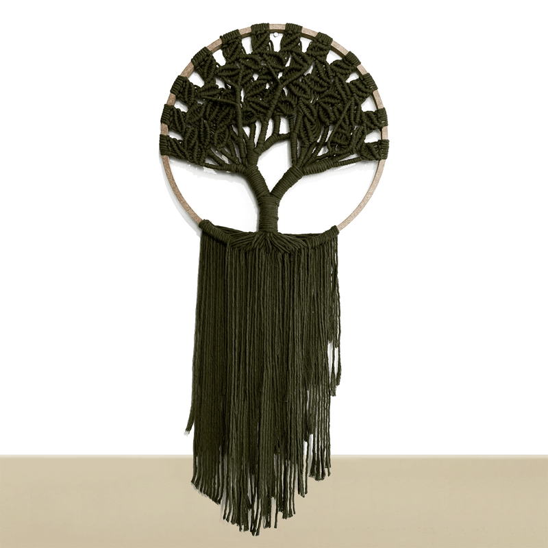 Árbol de la vida en macramé premium