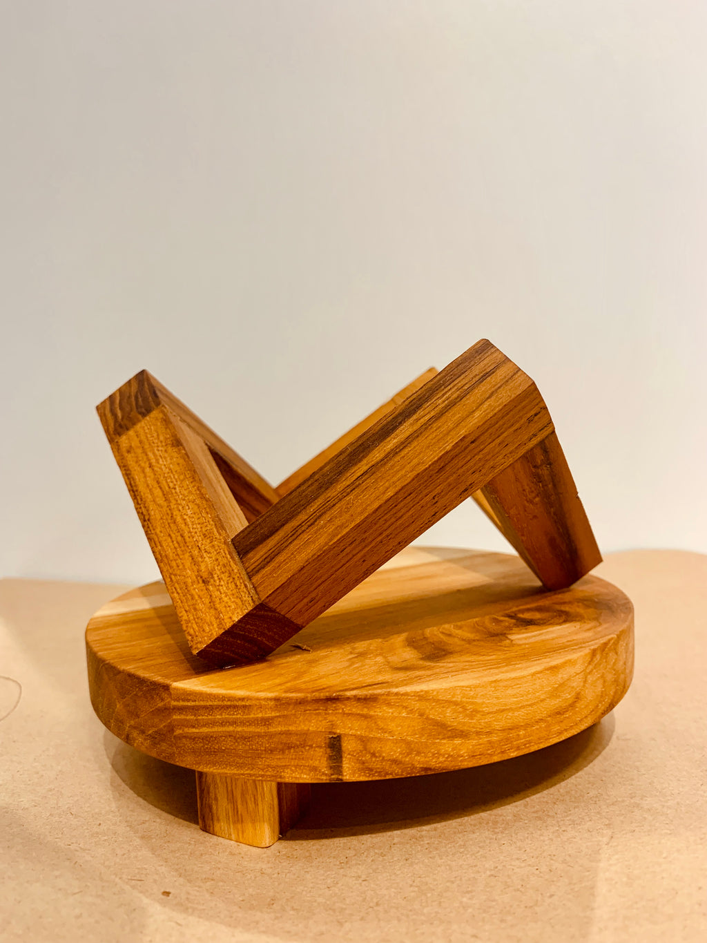 Teak wood stand