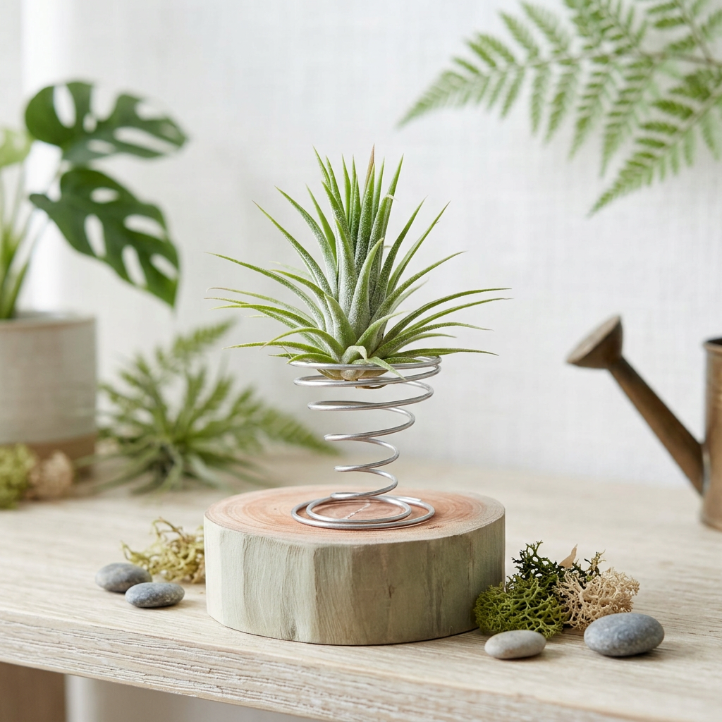 Till. Ionantha + madera + espiral
