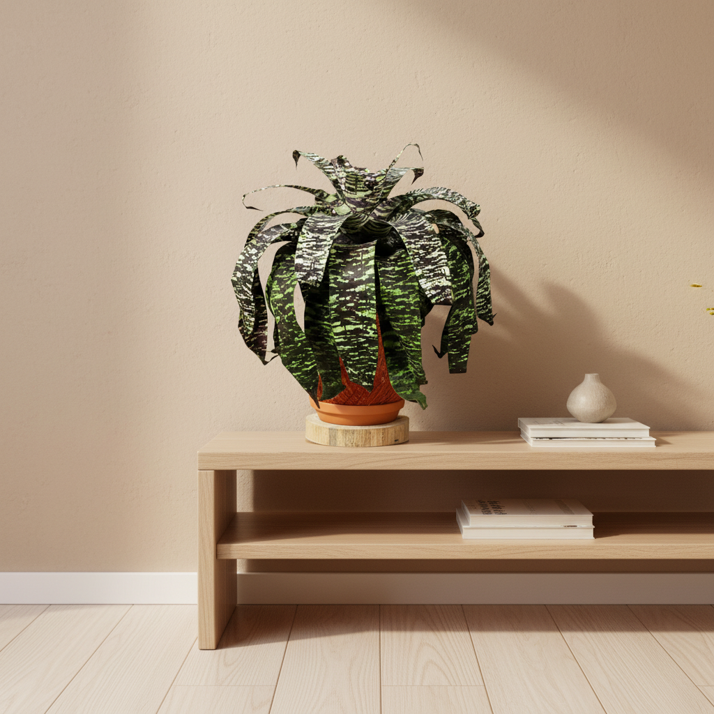 Kokedama Bromelia Goud. ospinae var gruberi