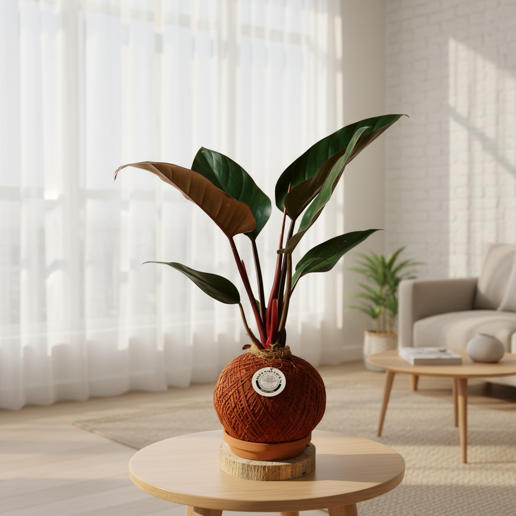 Kokedama Congo Rojo