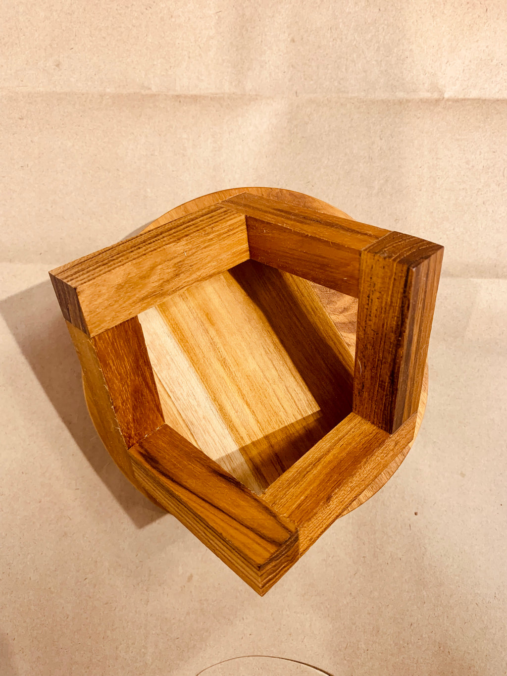 Teak wood stand