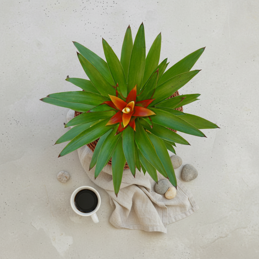 Kokedama Bromelia Guzm.Theresa