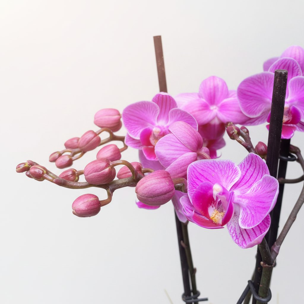 Kokedama Orquídea Premium Multiflora Purpura 3v