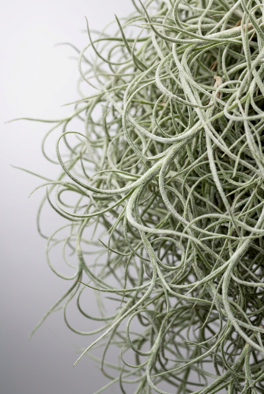 Tillandsia usneoides + alambre para colgar