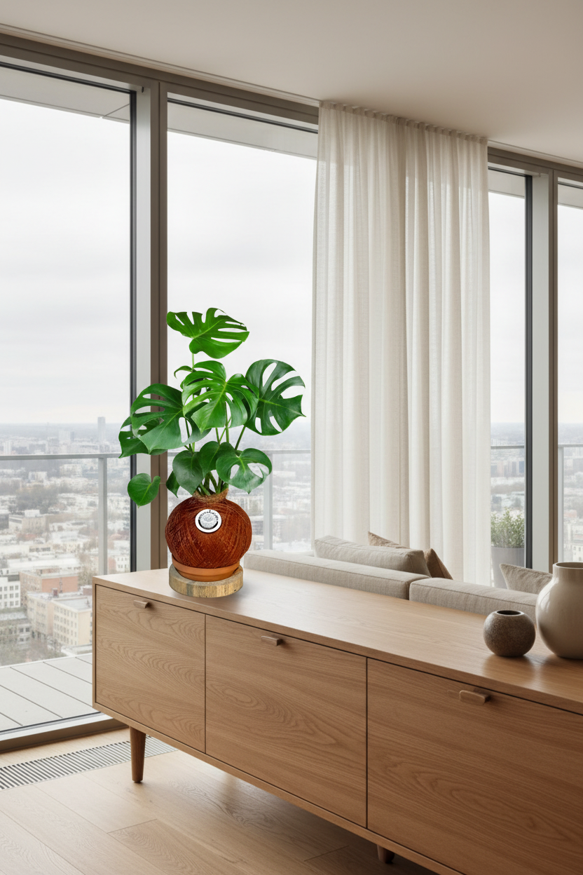 Kokedama Monstera