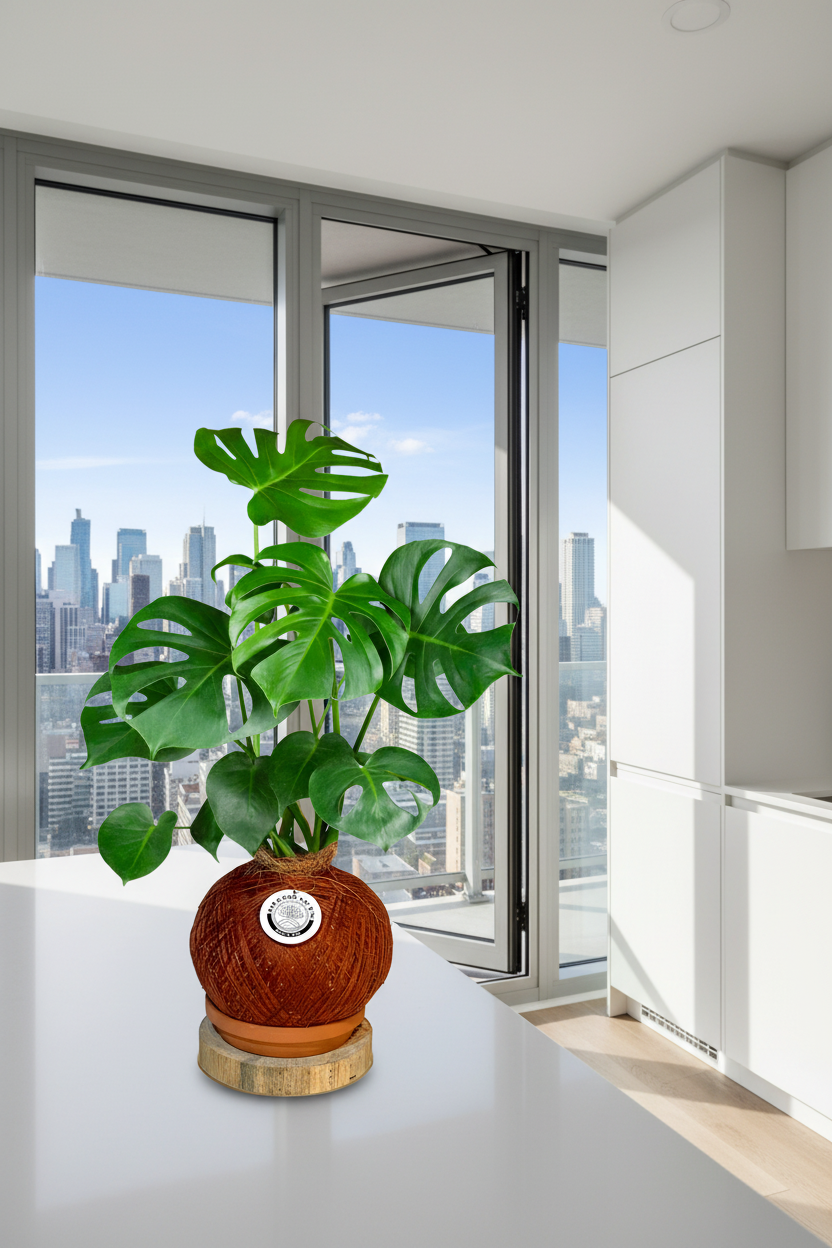 Kokedama Monstera
