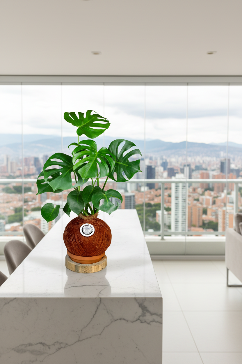 Kokedama Monstera