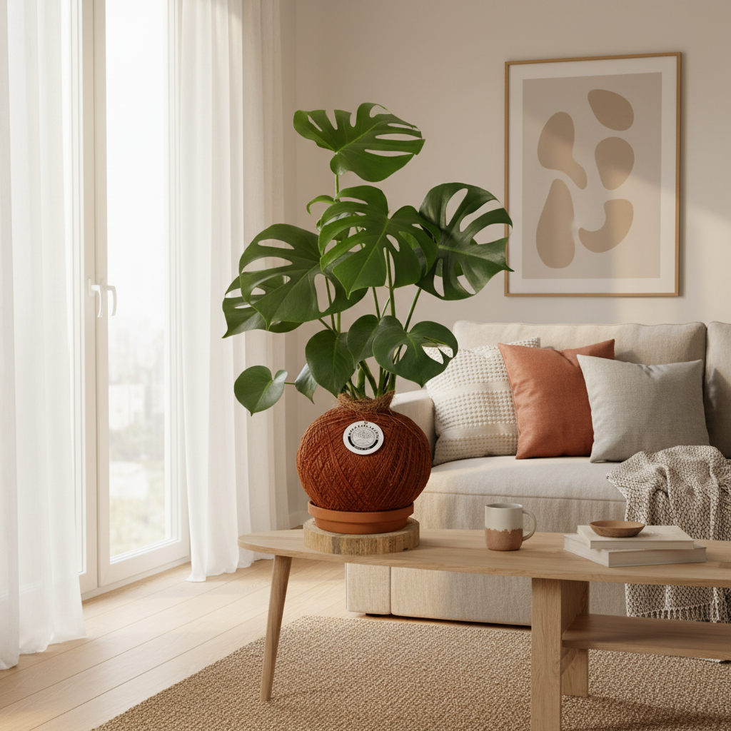 Kokedama Monstera