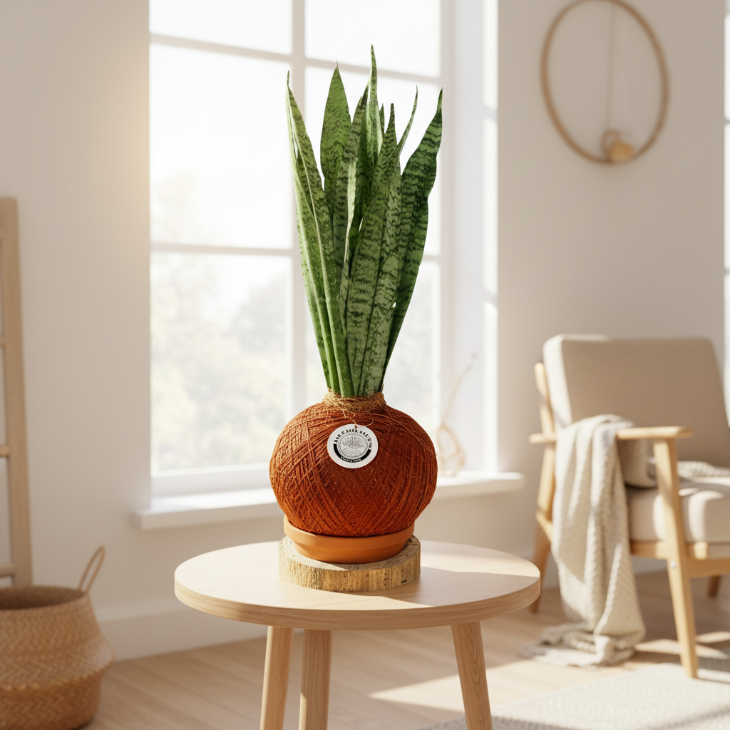 Kokedama Sansevieria Zeylanica