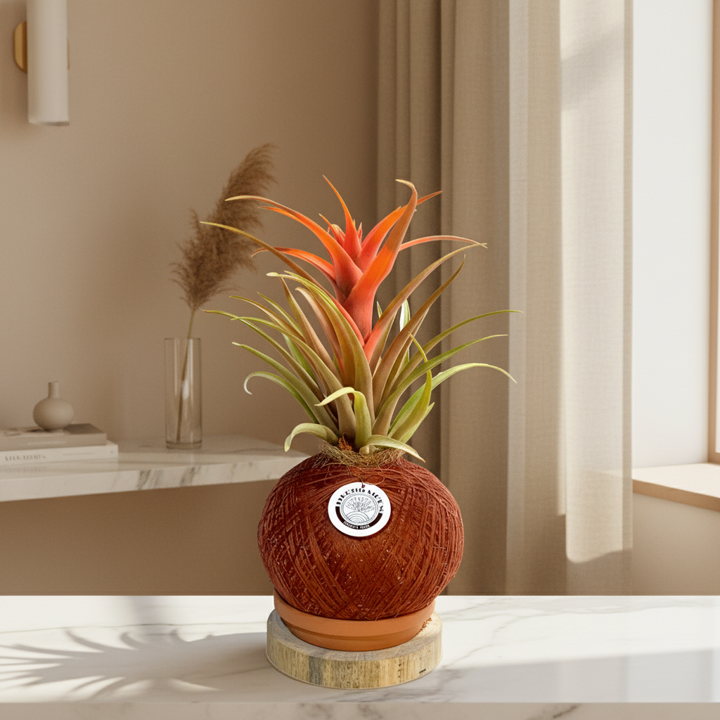 Kokedama Till. Capitata Green Leaf
