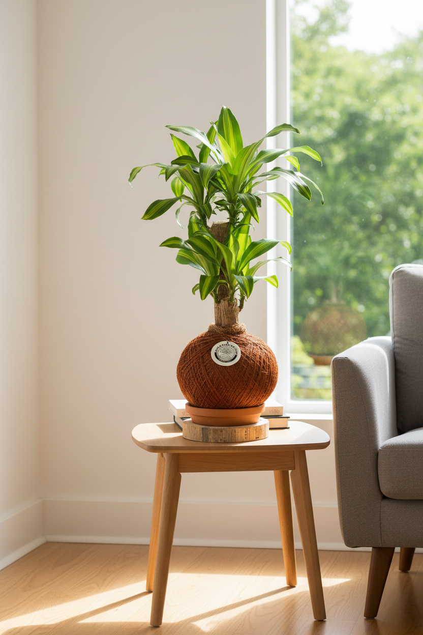 Kokedama Tronco de Brasil